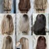 Topper Monofilament 18” 5*6 length 18” virgin authentic European hair clip in