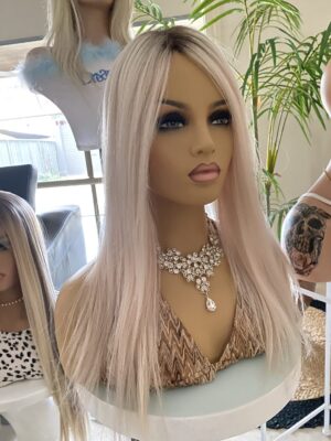Silk top topper clip in 20” virgin human hair