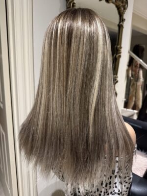 Wig virgin hair 18”